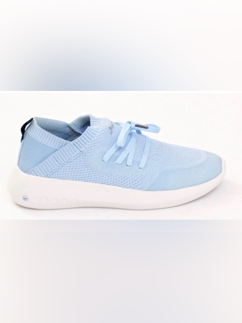 Peter Millar Womens Blue Hyperlight Glide Slip On Sneakers Shoes Size 9 Knit